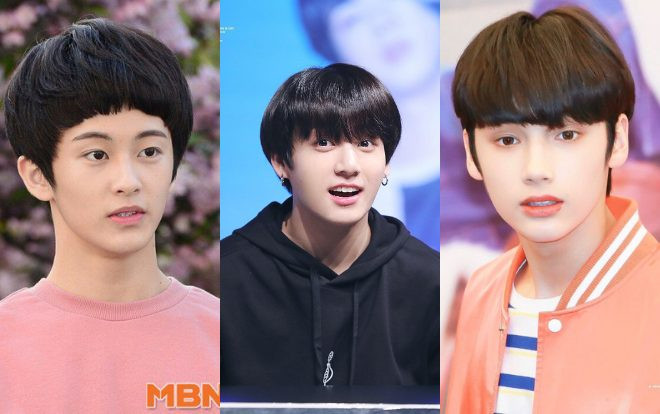 Dù debut ở Gen2 hay Gen3, cứ là em út trong Kpop thì nhất định phải để tóc úp bát cực ngố Ảnh 2