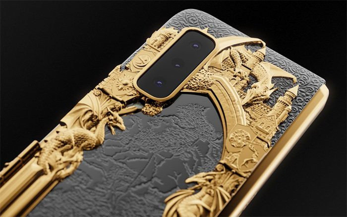 Cận cảnh chiếc Samsung Galaxy Fold phiên bản Game of Thrones đẹp rụng rời Ảnh 2