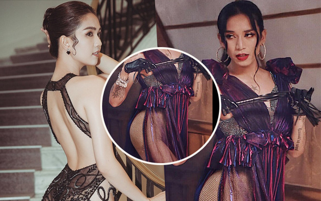 Xẻ đùi táo bạo không kém Ngọc Trinh, BB Trần phải liên tục đính chính 'có mặc quần nha' Ảnh 2