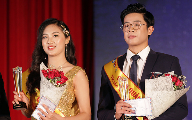 Lộ diện nam vương, hoa khôi Tài sắc Học viện Ngân hàng 2019 Ảnh 2