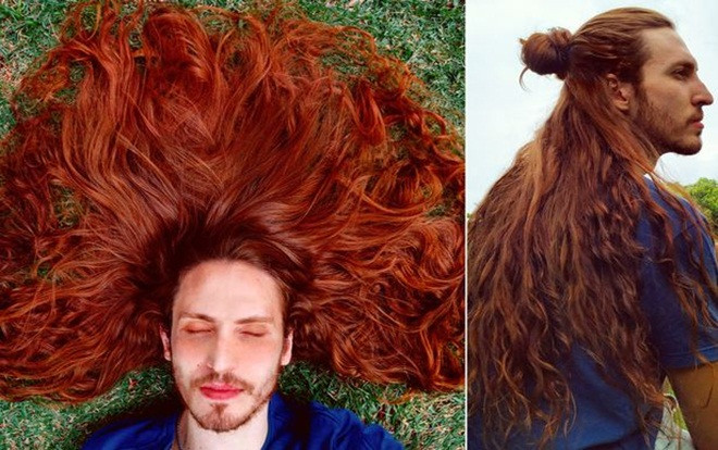 Nam thanh niên dành 7 năm nuôi mái tóc dài hơn 60 cm, mượt mà đến kinh ngạc khiến phụ nữ cũng phải ghen tỵ: 'Đừng sống theo mong muốn của người khác' Ảnh 2