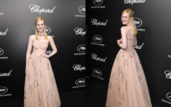 Nàng tiên Elle Fanning ngất xỉu tại chỗ vì mặc váy quá bó đến nỗi không thể thở Ảnh 2