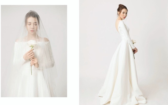 Đàm Thu Trang hé lộ ảnh cưới tuyệt đẹp, nhiều người thầm kêu lên rằng đích thị là nữ thần Ảnh 2