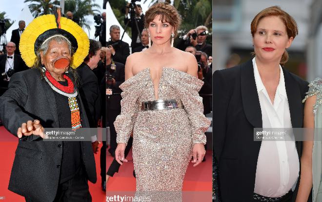 Milla Jovovich khoe vòng 1 táo bạo, Justine Triet chiếm trọn spotlight khi vác bụng bầu vượt mặt lên thảm đỏ Cannes ngày 11 Ảnh 2