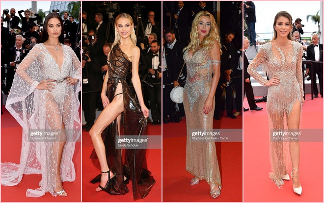 Xuất hiện nhân vật hở bạo sau Ngọc Trinh trên thảm đỏ Cannes 2019 ngày 11 Ảnh 2