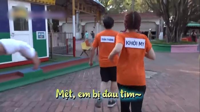 Khởi My nói với Kelvin Khánh rằng mình mệt.