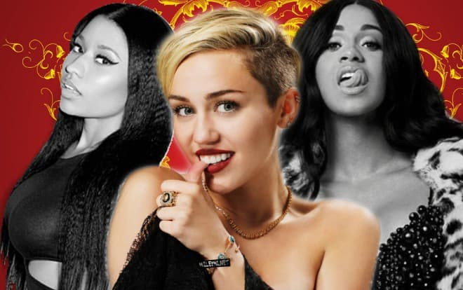 Nói yêu Nicki Minaj nhưng lại nghe nhạc Cardi B: Miley Cyrus lập tức trở thành tâm điểm châm biếm Ảnh 2