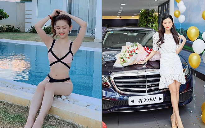 Thật trùng hợp, Midu vừa tậu siêu xe thì Thúy Vi cũng đăng đàn hỏi: 'Nên mua BMW hay Audi đây?' Ảnh 2