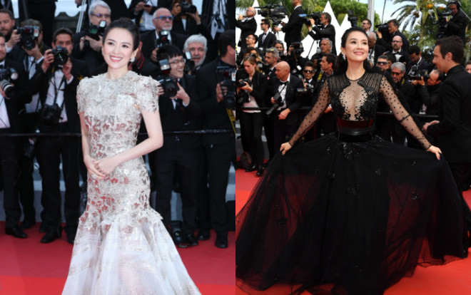 Chương Tử Di trở lại 'xuất thần' với những bộ cánh đắt tiền, xa xỉ trên thảm đỏ Cannes 2019 Ảnh 2