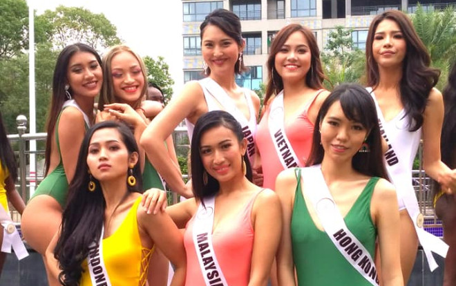 Đại diện Việt và 'bản sao bị lỗi' của Lan Khuê bị chê kém sắc ở Hoa hậu Phong cảnh Quốc tế 2019 Ảnh 2