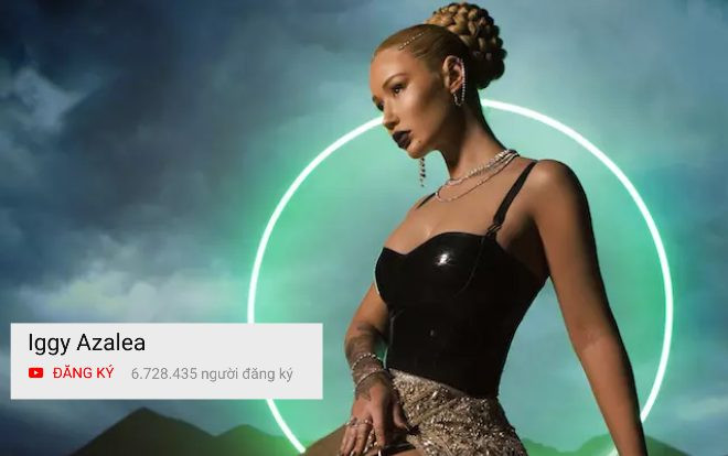 Sau sự cố ảnh nóng, lượng người đăng ký kênh Iggy Azalea tăng vọt: Chính thức quay lại top 3 cùng với Nicki Minaj và Cardi B Ảnh 2