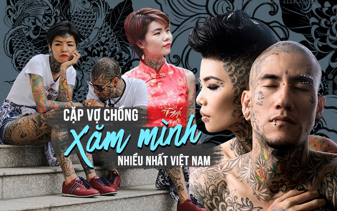 Cặp vợ chồng xăm trổ nhiều nhất Việt Nam sau bức ảnh bị dè bỉu giữa phố 4 năm trước: 'Tôi tự hào vì nhiều người chửi sau lại thành khách hàng' Ảnh 2