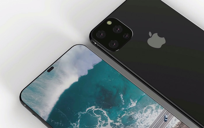 iPhone XI lộ diện đầy mê hoặc với màn hình đục lỗ, 4 camera sau Ảnh 2