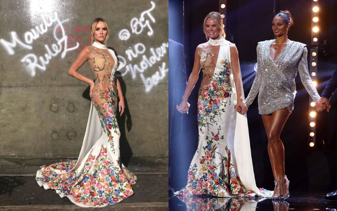 Chiếc váy mạng nhện của nữ giám khảo Britain's Got Talent bị lên án vì hở quá bạo Ảnh 2