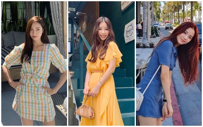 9 kiểu váy mùa hè vừa mát vừa yêu kiều chuẩn style sao Hàn Ảnh 2