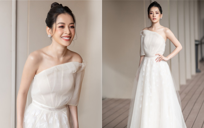 Ngỡ ngàng ngắm Chi Pu diện váy cưới trong trẻo, hóa cô dâu tại sự kiện Ảnh 2