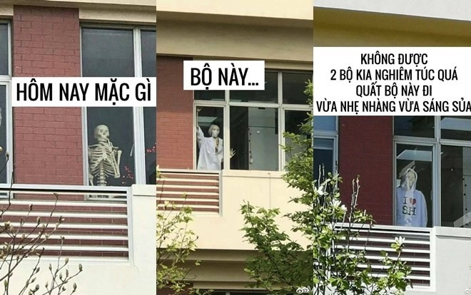 Giải trí đỉnh cao như sinh viên ngành y, biến bộ xương trong phòng thực hành thành fashionista chính hiệu Ảnh 2