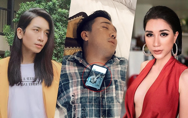 BB Trần đăng ảnh 'dìm hàng' Trấn Thành ngủ khò, màn hình điện thoại lộ clip Trang Trần! Ảnh 2