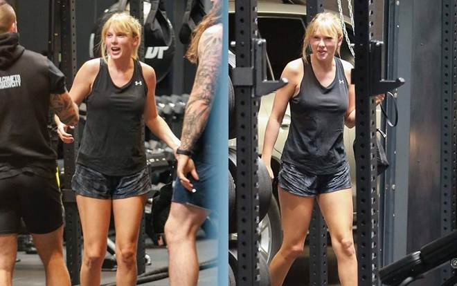 Taylor Swift gây sốc với thân hình đô to, bắp tay rững mỡ trong phòng gym Ảnh 2