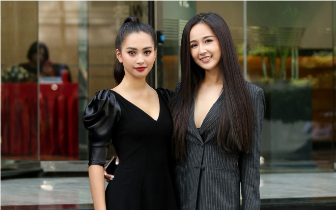 Mai Phương Thúy và Tiểu Vy lần đầu đọ sắc trong một khung hình, fan ồ lên thích thú Ảnh 2