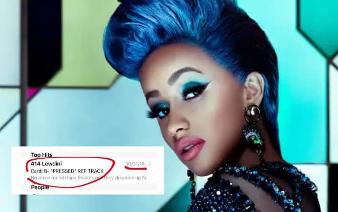 Cardi B bị 'bóc phốt' không phải người sáng tác 'Press', xuất hiện người tự nhận là chủ nhân thực sự! Ảnh 2