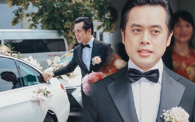 Dương Khắc Linh 'chơi lớn' huy động hơn 20 chiếc xe hoa cùng dàn tráp tinh xảo đón Sara Lưu 'về dinh' Ảnh 2