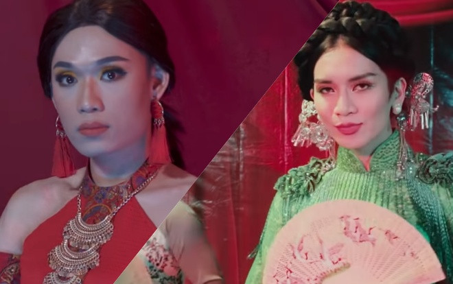 Bạn còn nhớ tròn 1 năm trước, BB Trần và Quang Trung cạnh tranh dữ dội với 2 MV 'Bùa yêu' phiên bản parody? Ảnh 2