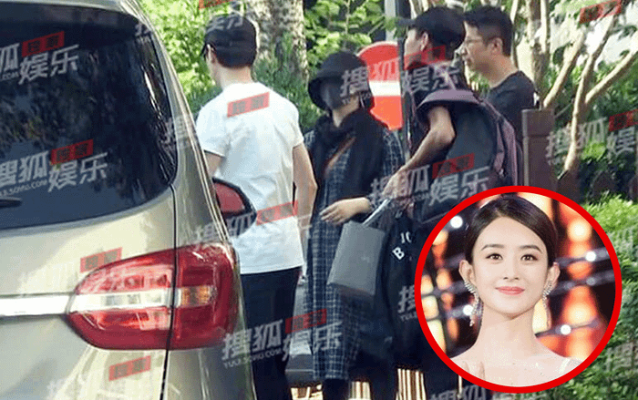 Xuất hiện cùng với Phùng Thiệu Phong, Triệu Lệ Dĩnh lộ vẻ tăng cân sau thời gian ở cữ Ảnh 2