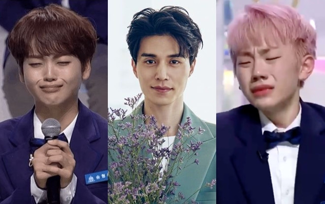 Đây là phản ứng của MC Lee Dong Wook trước cảnh hai thực tập sinh Produce X 101 bật khóc như mưa trên sân khấu Ảnh 2
