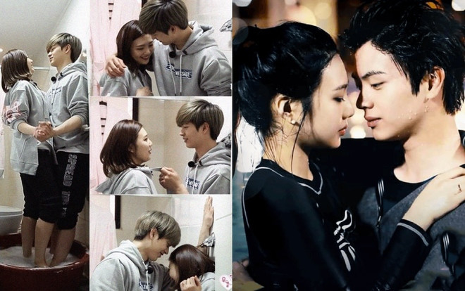 Loạt ảnh 'tình bể bình' của cặp đôi 'We got married' Joy - Sungjae Ảnh 2