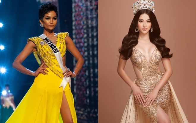 H'Hen Niê, Phương Khánh - 2 nữ hoàng nâng tầm đẳng cấp váy dạ hội tại nhan sắc quốc tế Ảnh 2