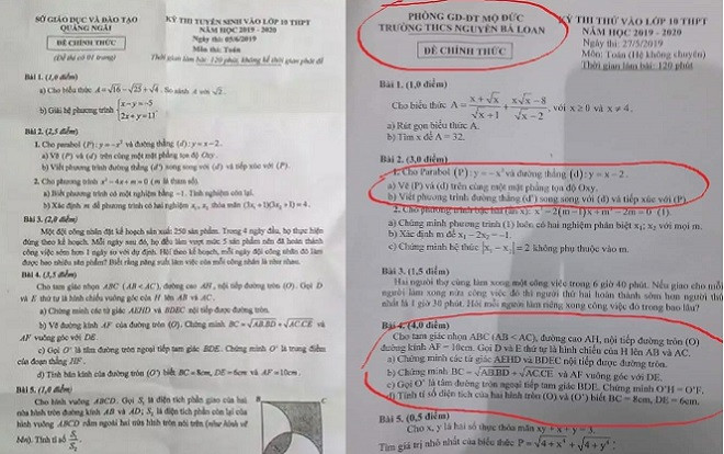 Xôn xao đề thi môn toán lớp 10 ở Quảng Ngãi giống với đề thi thử, Giám đốc Sở GD-ĐT nói gì? Ảnh 2