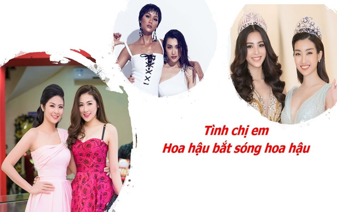 Showbiz không chỉ có thị phi, còn đó những tâm hồn đồng điệu của hội chị em Hoa hậu 'bắt sóng' nhau Ảnh 2