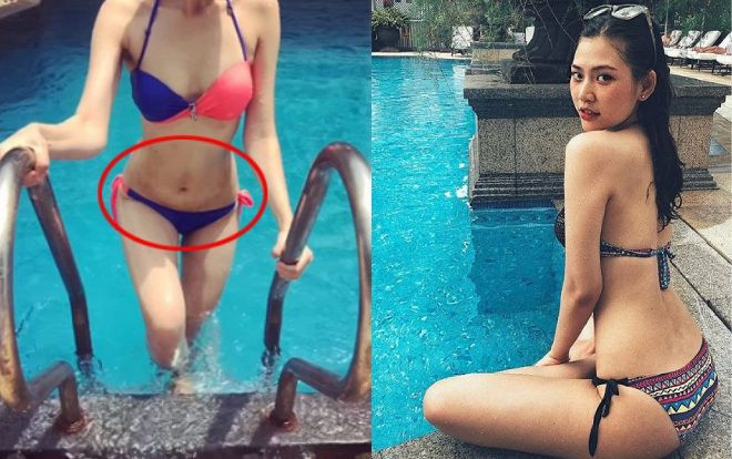 Mặc bikini khoe dáng, fan xót xa khi thấy vết này trên người Chúng Huyền Thanh Ảnh 2