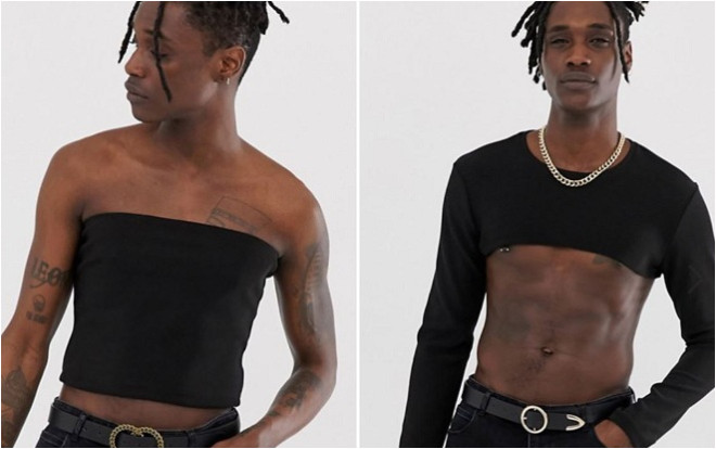 Áo croptop dành cho đàn ông của ASOS bị ném đá dị hợm Ảnh 2