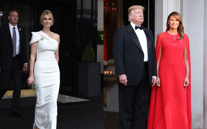 Phu nhân & Ái nữ TT Trump chi tiền tỷ cho những trang phục đẳng cấp trong chuyến công du đến Anh Ảnh 2