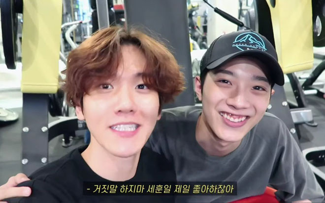 KuanLin xuất hiện trên vlog của Baekhyun (EXO): Em út Wanna One bị tiền bối bóc mẽ đáng yêu không ngờ Ảnh 2