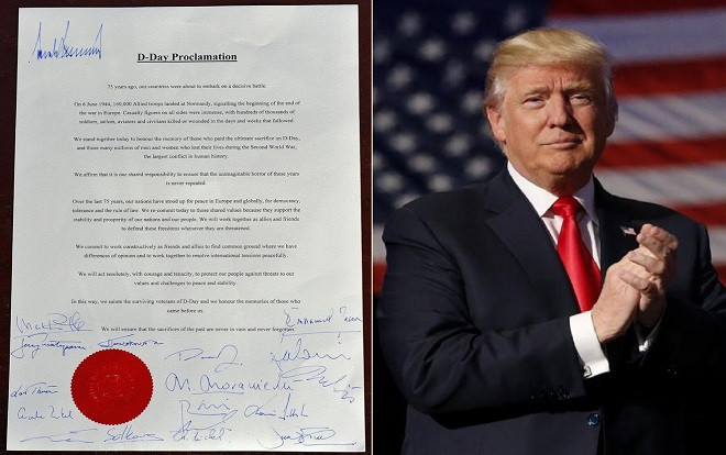 Chữ ký 'cô đơn' của ông Trump trong tuyên bố chung với lãnh đạo châu Âu gây sốt MXH Ảnh 2