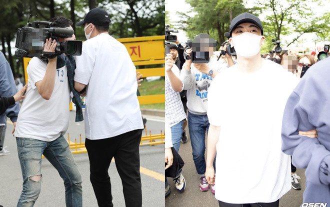 Sự cố nhập ngũ: K-net nổi điên khi phóng viên vây kín, cố tình cản đường Park Hyung Sik (ZE:A) Ảnh 2
