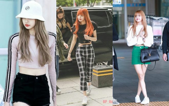 Sau cái eo nhỏ gây sốc, thời trang đường phố của Lisa (Blackpink) lại được fan tôn thờ như fashionista Ảnh 2