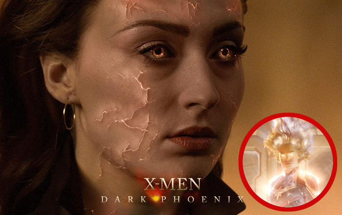 Nữ chính trong 'X-Men: Dark Phoenix' gợi liên tưởng đến Captain Marvel của MCU Ảnh 2