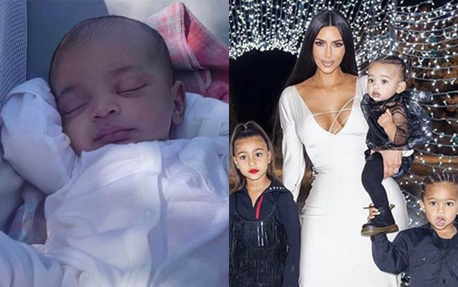 Kim Kardashian lần đầu khoe ảnh cận mặt con trai thứ tư Ảnh 2