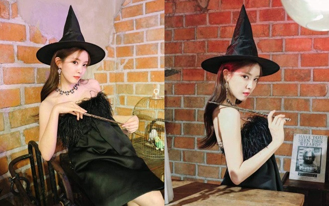 Hyomin khiến nhiều người mê mẩn nhan sắc ngọt ngào khi hóa thân thành cô phù thủy nhỏ Ảnh 2