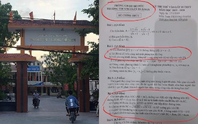 Hàng loạt những sự cố trong kỳ thi tuyển sinh vào lớp 10 năm 2019, 'báo động đỏ' trong công tác quản lý của ngành giáo dục Ảnh 2