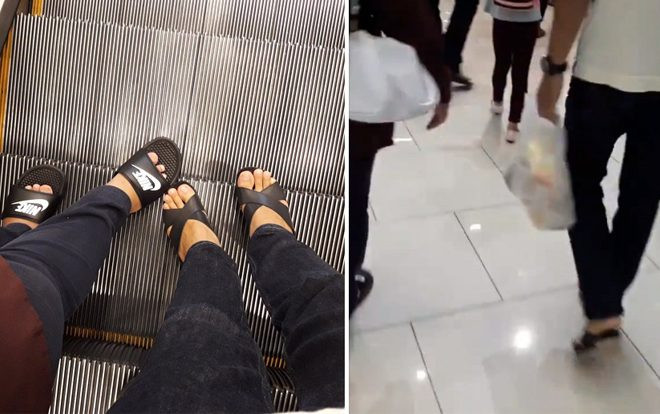 Chàng trai đi giày cao gót trong siêu thị gây tò mò nhưng biết lý do ai cũng cảm động Ảnh 2