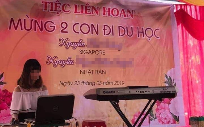Buổi tiệc liên hoan mừng con đi du học bất ngờ gây tranh cãi dữ dội, bị CĐM chỉ trích là 'làm quá' Ảnh 2