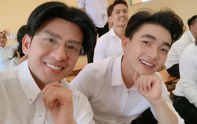 Đan Trường quay lại với tóc 2 mái 'thần thánh', tái hiện thời thanh xuân trong MV 'Nắng sân trường' Ảnh 2