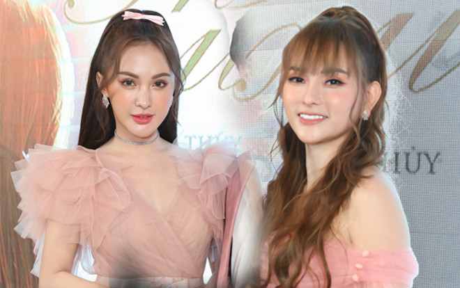 Thu Thủy và Kelly Nguyễn bỗng giống nhau như '2 giọt nước' vì cùng 1 khuôn phẫu thuật thẩm mỹ? Ảnh 2