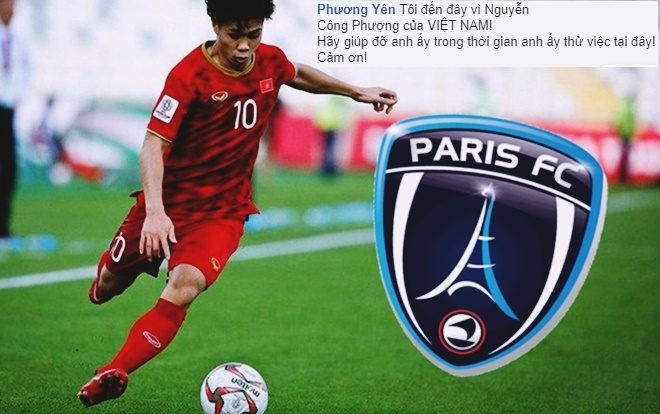 CĐV Việt Nam 'tấn công' CLB Paris FC để quảng bá Công Phượng Ảnh 2