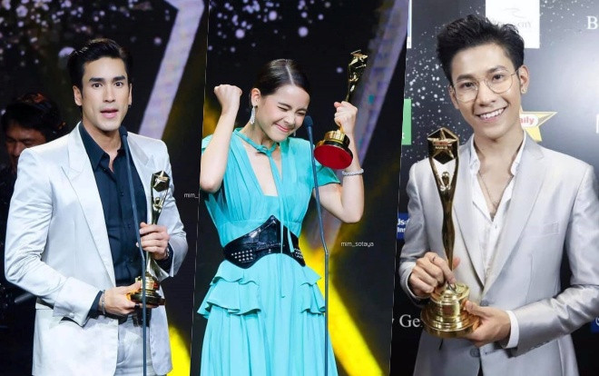 Lễ trao giải Daradaily lần thứ 8: Yaya Urassaya thắng lớn, Buppe Sannivas vẫn dẫn đầu ngôi vị phim truyền hình Ảnh 2